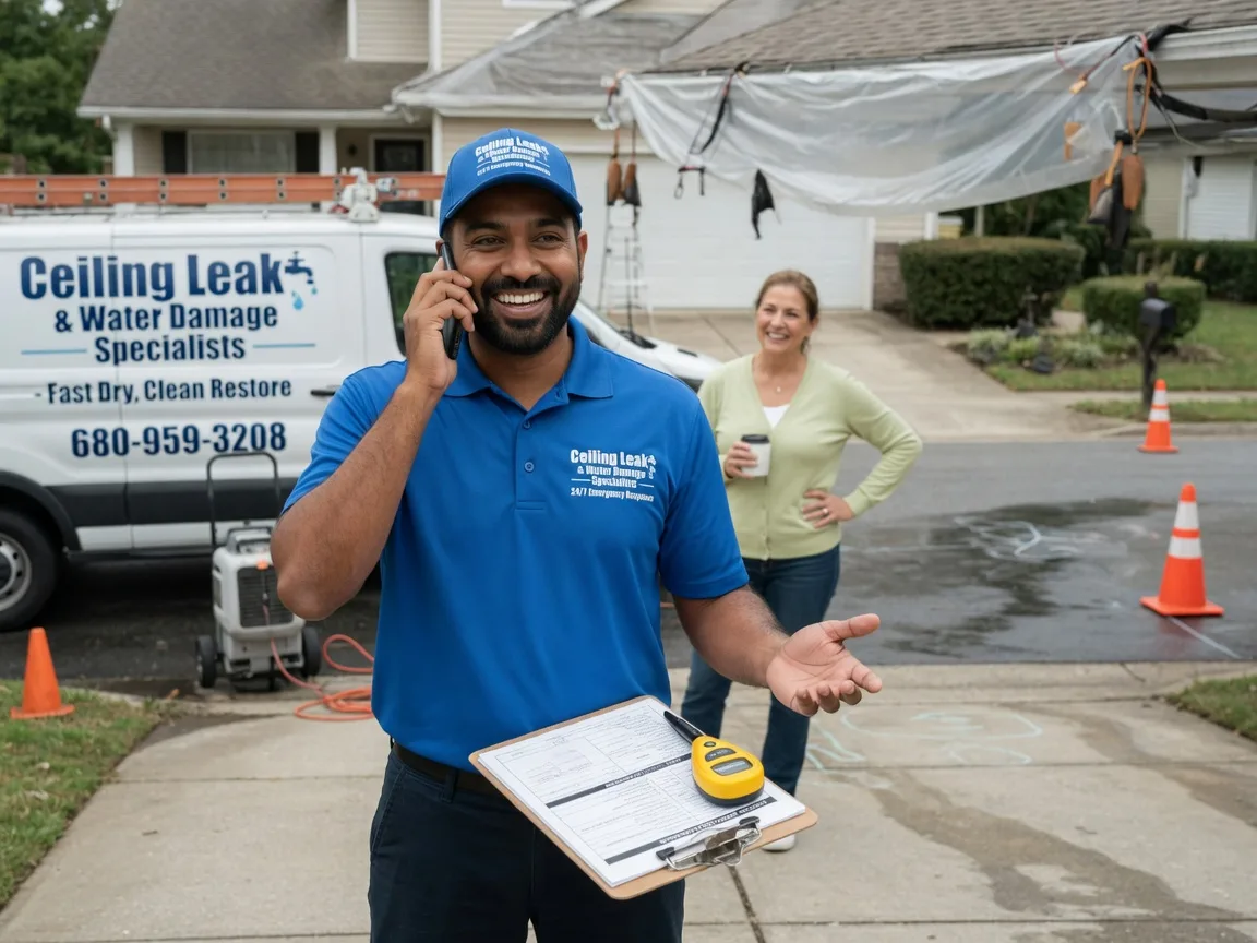 Ceiling Leak Cleanup Boys Ranch, TX FAQs